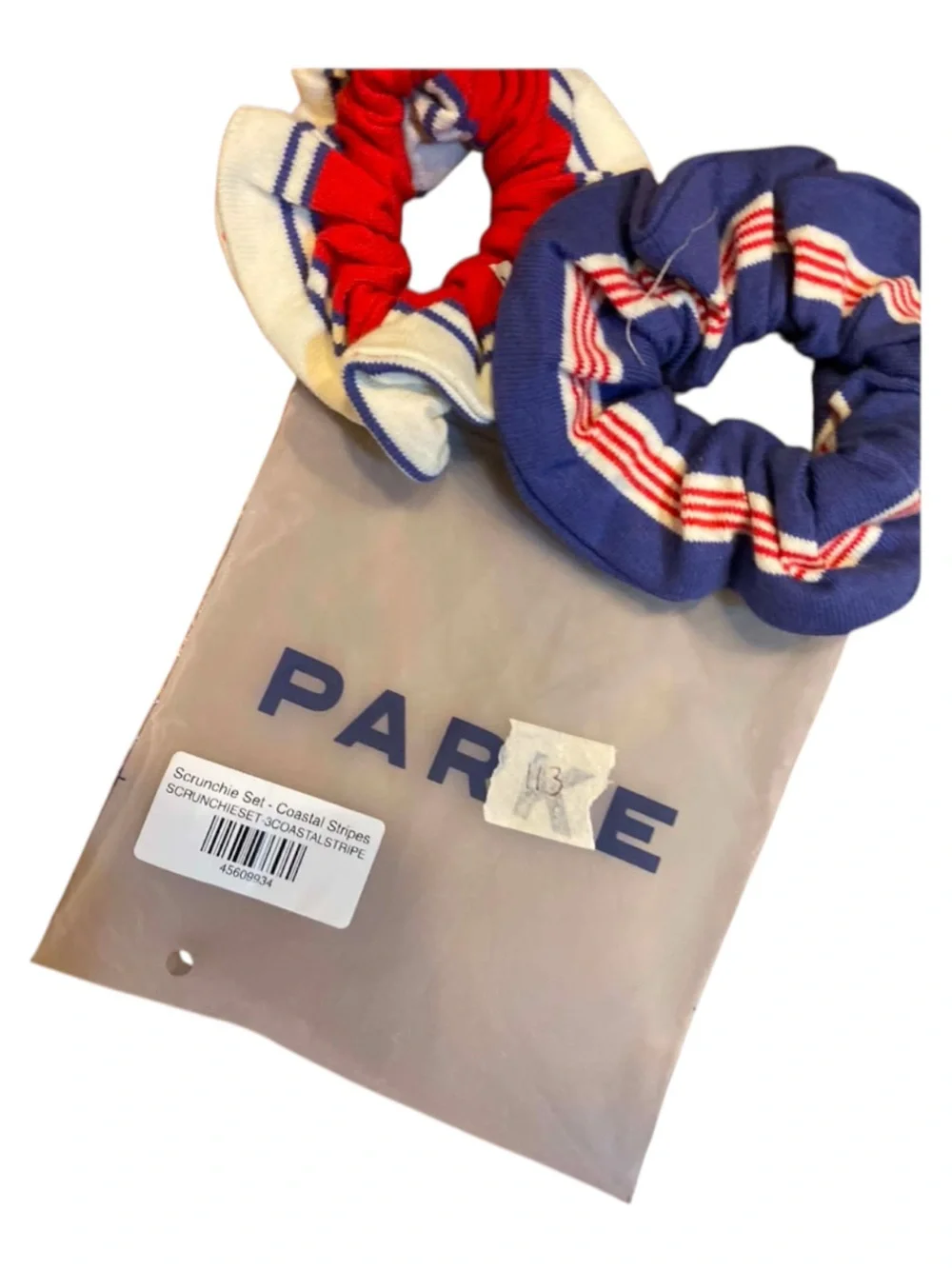 NWT Parke Scrunchies COASTAL STRIPES